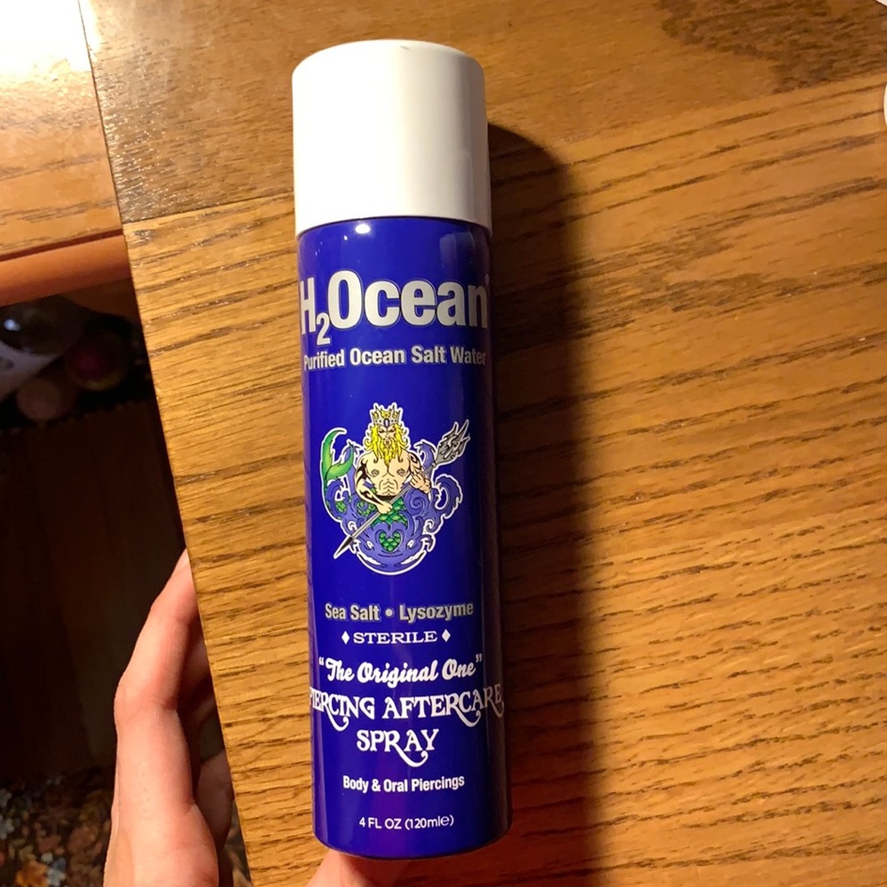 H2Ocean purified ocean salt water spray-piercing